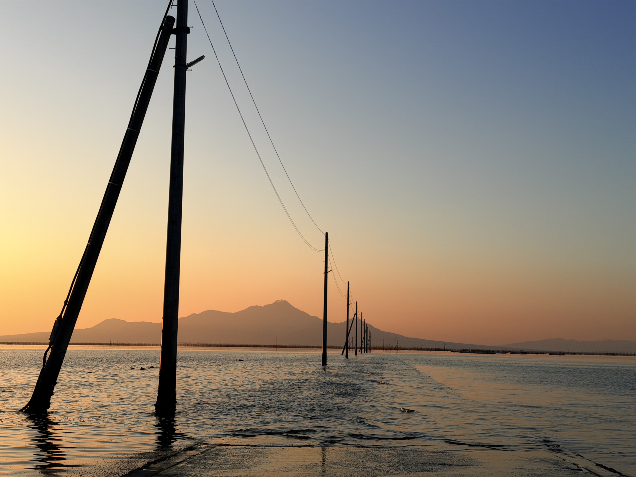 長部田海床路（熊本）の絶景｜満潮で消える道と夕日 | おつかれ頭の整理箱
