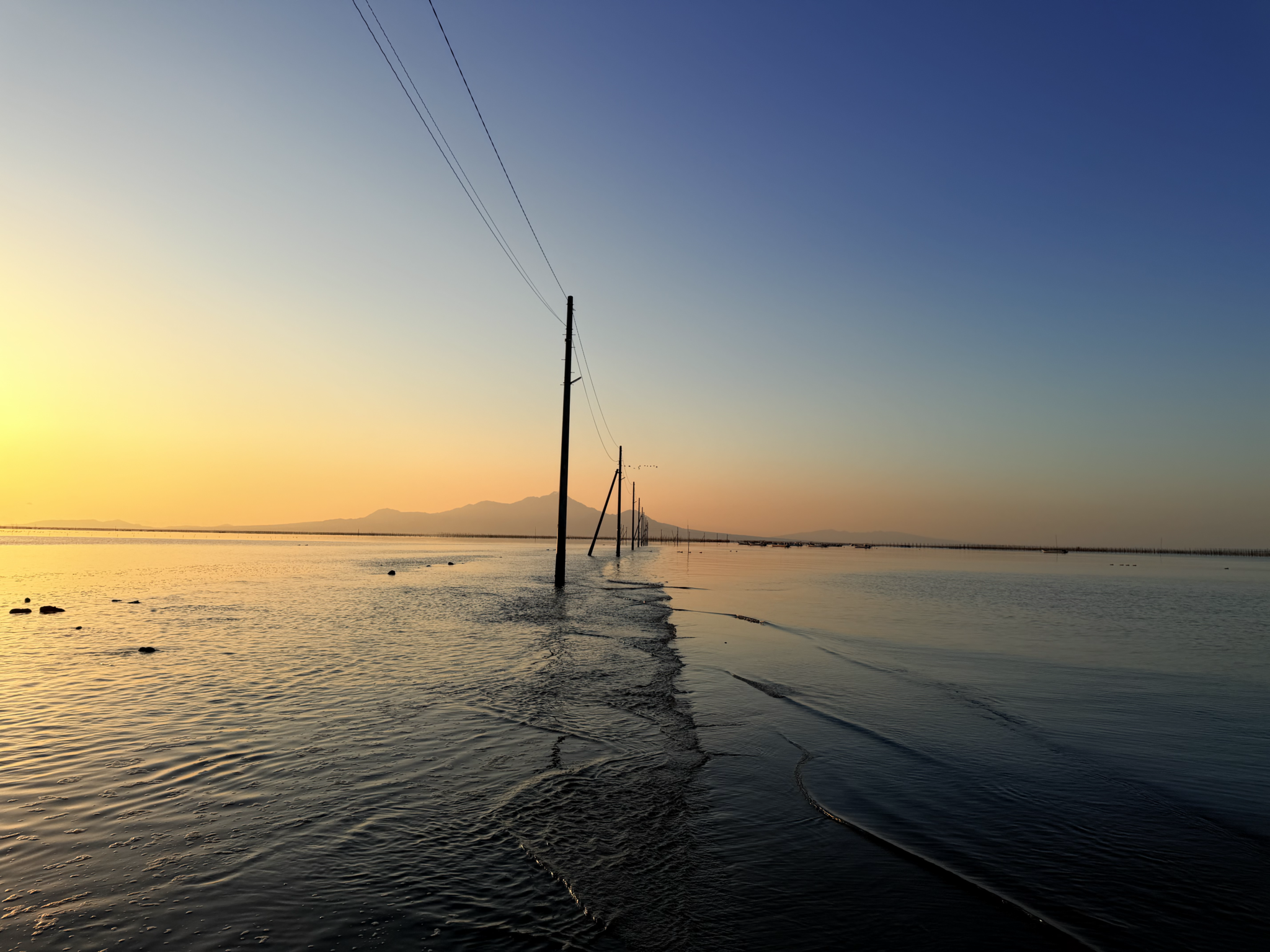 長部田海床路（熊本）の絶景｜満潮で消える道と夕日 | おつかれ頭の整理箱