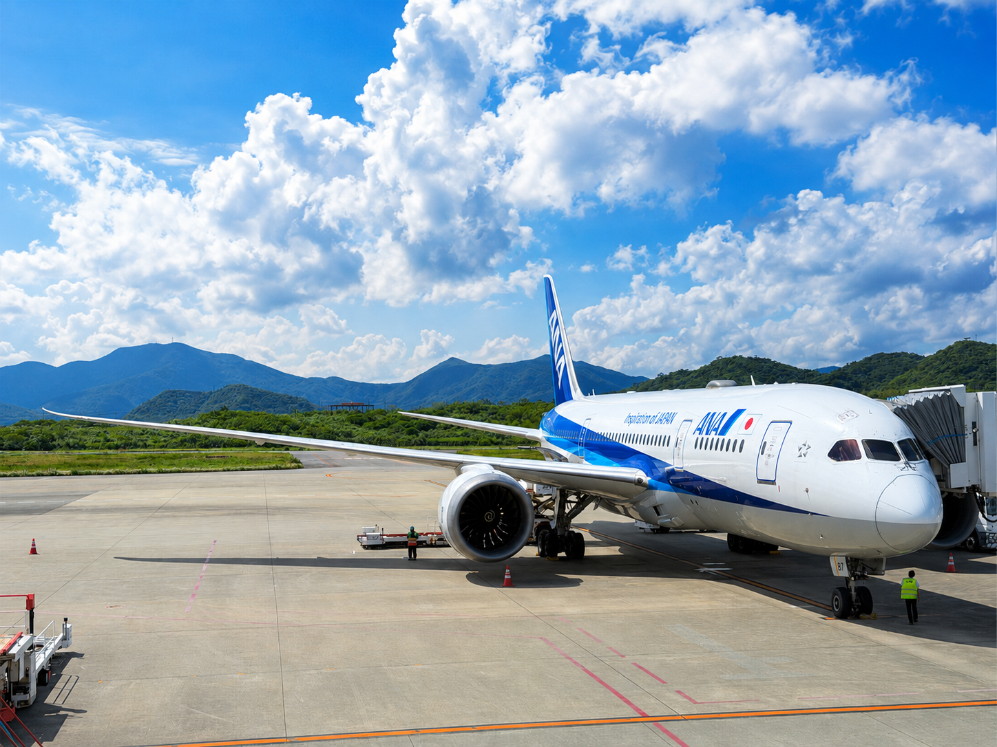 ANA伊丹空港－石垣空港直行便で使用されたB787-8